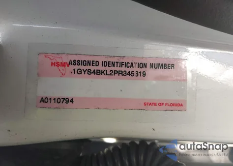 2023 Cadillac Escalade 4Wd Premium Luxury z USA, uszkodzony, nr VIN 1GYS4BKL2PR345319